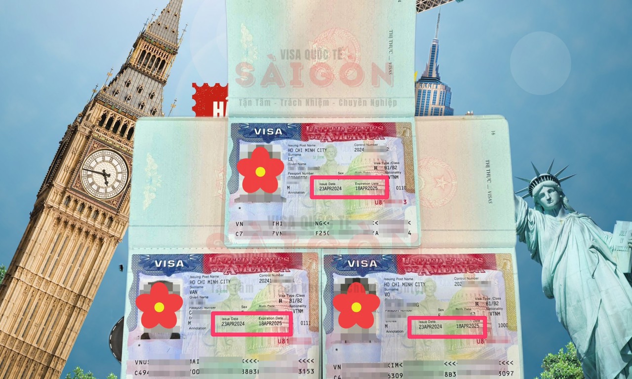 Chúc mừng quý khách hàng đã thành công cầm trên tay Visa Mỹ