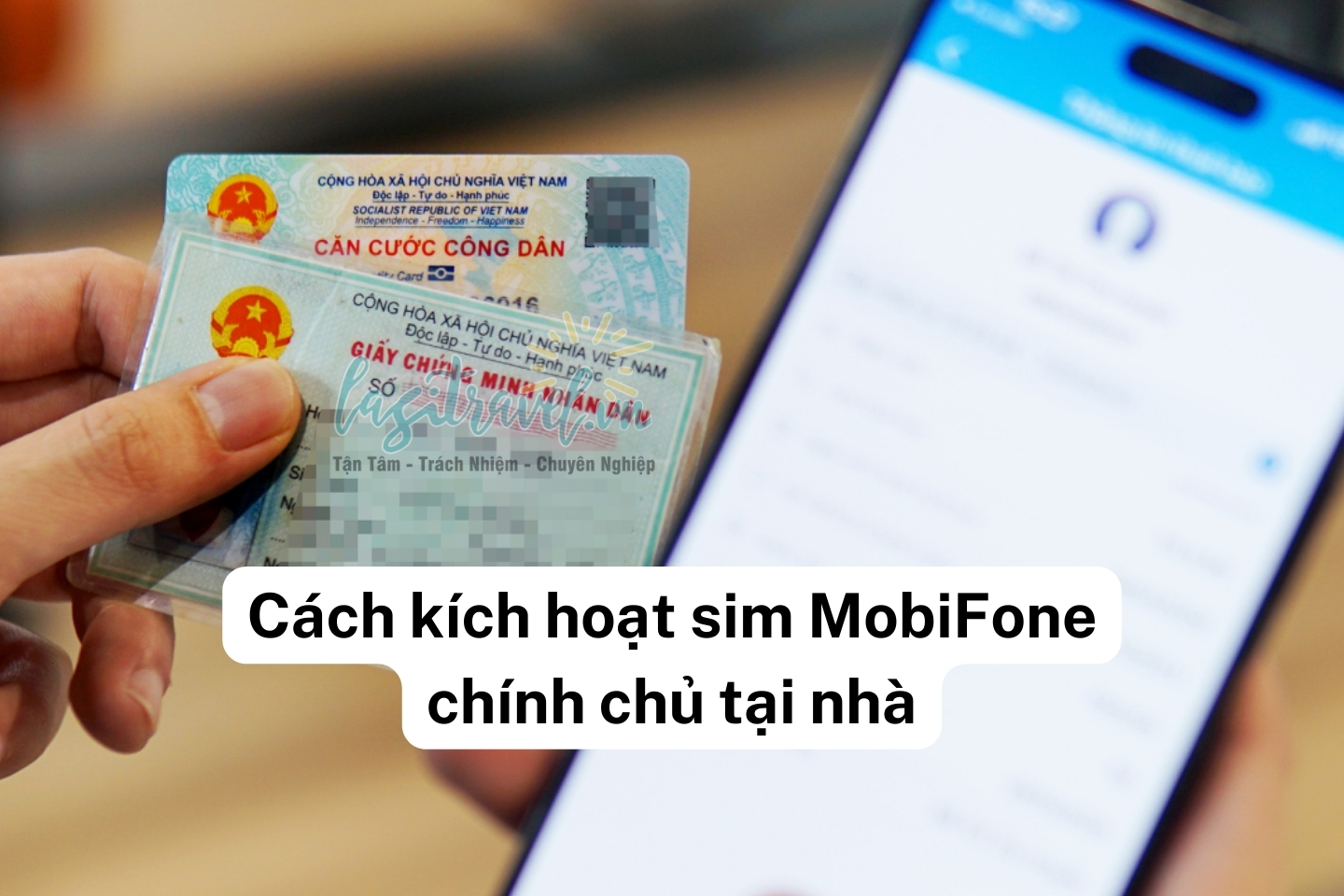 Cách tích hợp sim MobiFone vào căn cước công dân tại nhà