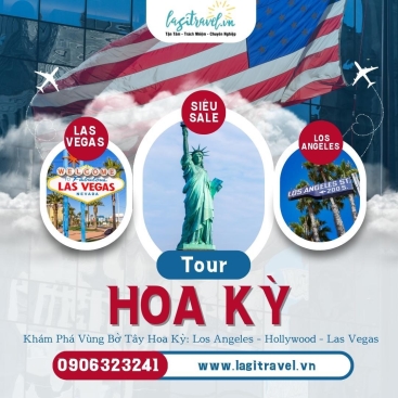 Khám Phá Vùng Bờ Tây Hoa Kỳ: Los Angeles - Hollywood - Las Vegas 